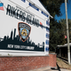 NEW YORK, NEW YORK - OCTOBER 19: The entrance to Rikers Island, home to the main jail complex, is shown from the Queens borough as shown on October 19, 2021 in New York City. The notorious jail, situated on the island in the East River between Queens and the Bronx boroughs, is under increasing scrutiny as more than a dozen inmates have died this year alone. Critics charge that staff shortages are to blame at the facility, which houses 5,700 inmates as they await trial.